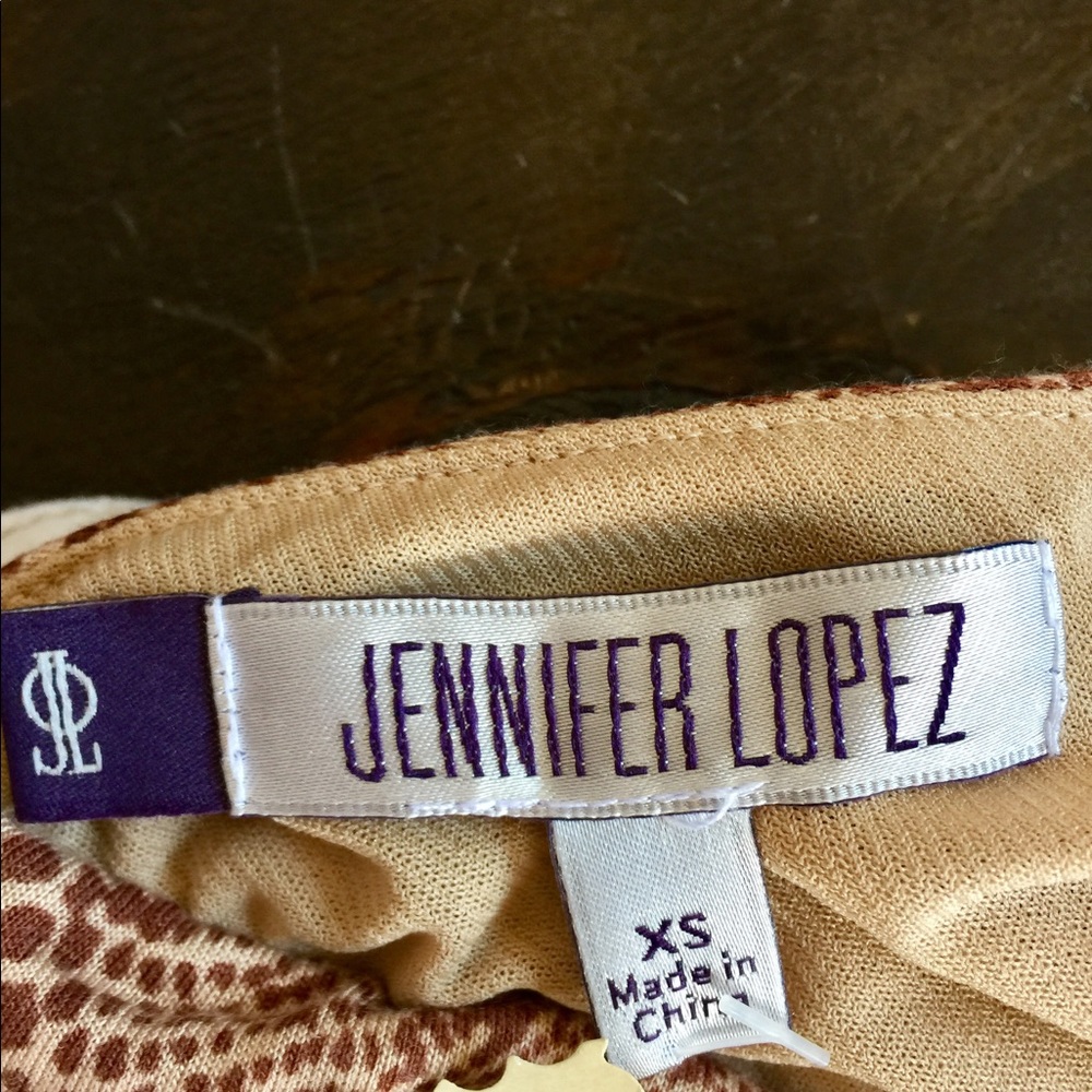 Jennifer Lopez Textured Tan Tank Top - Picture 3 of 3